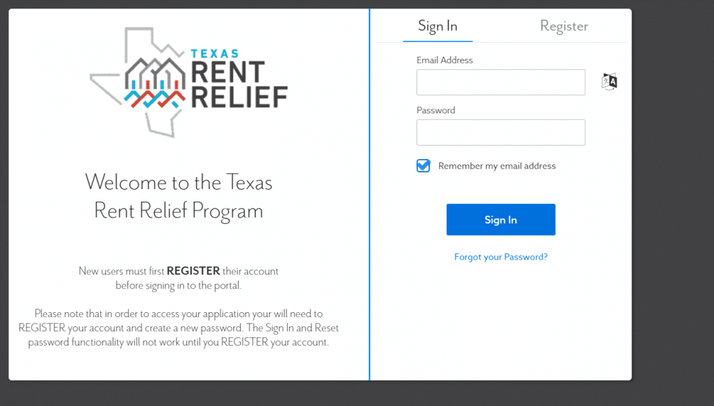 Texas Rental Relief Fund